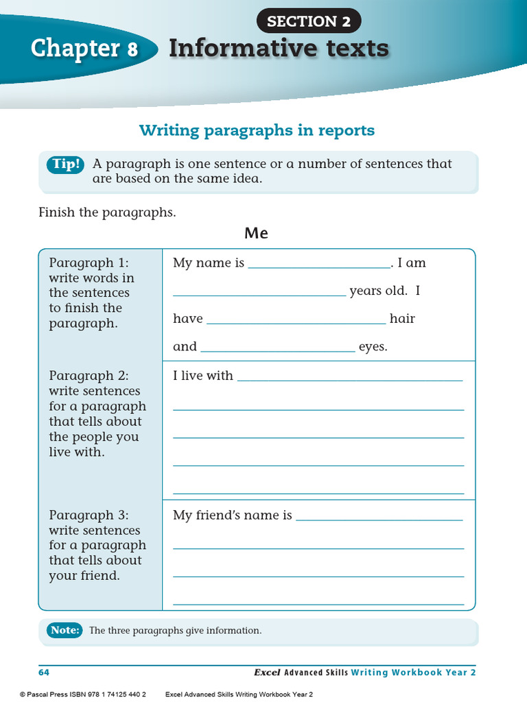 EAS-Writing-Workbook-Year-2 (1) - 2 | PDF