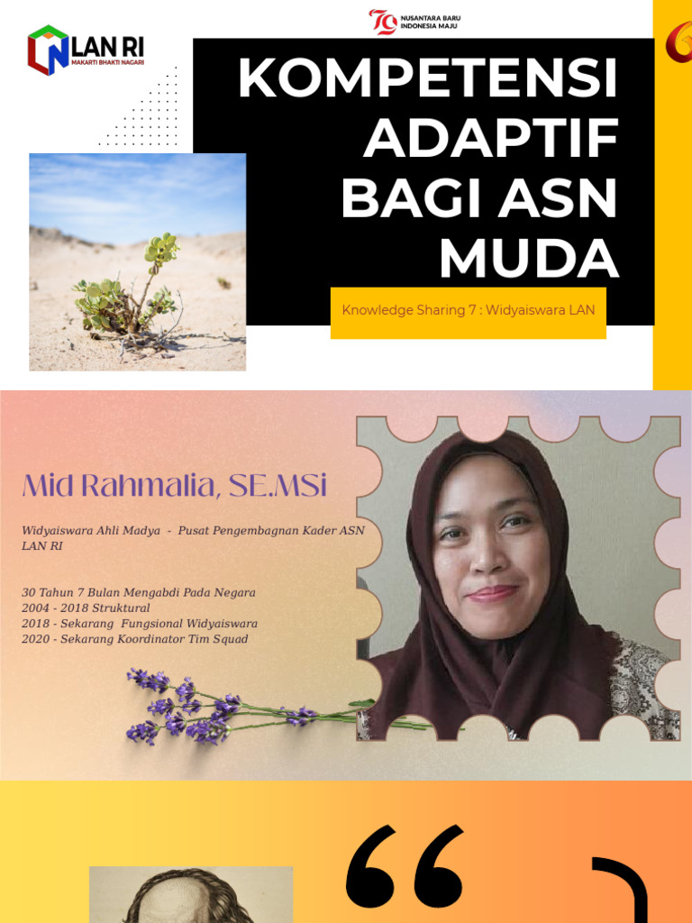 Kompetensi Adaptif Bagi ASN Muda (Dikirim) | PDF