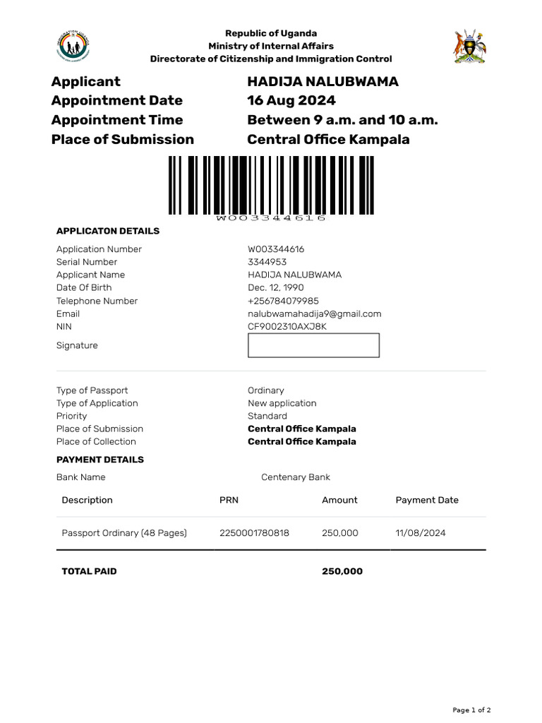 Appointment | PDF