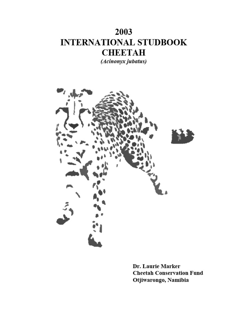2003 International Cheetah Studbook | PDF