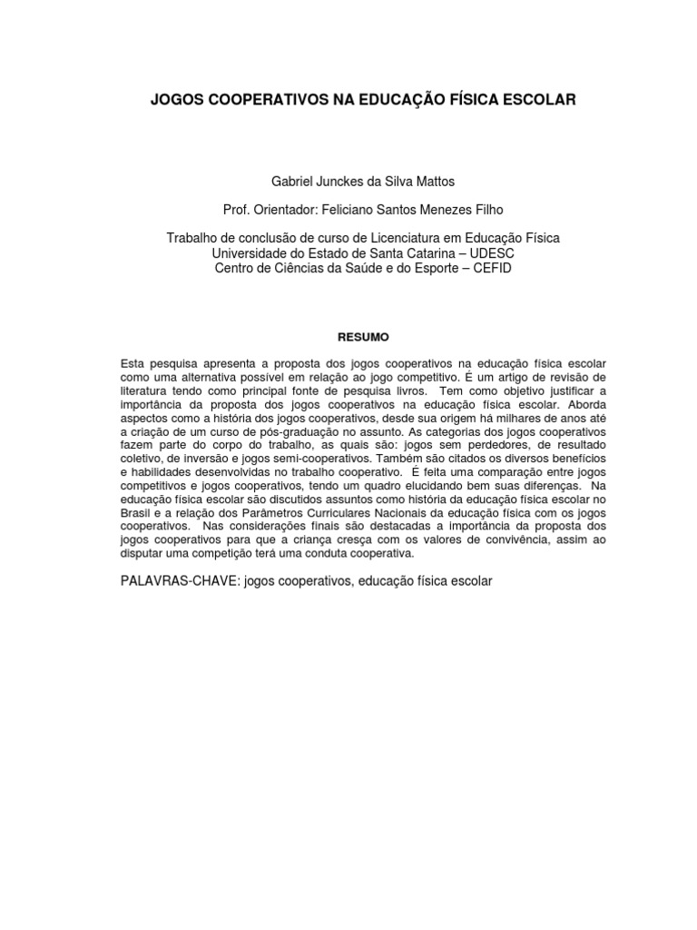 Brincando e Aprendendo com os Jogos Cooperativos - Reinaldo Soler