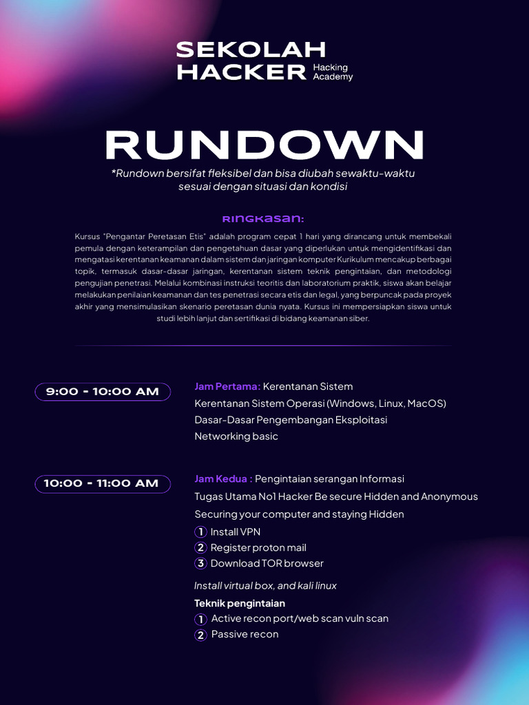 Rundown Sekolah Hacker V1 Pdf