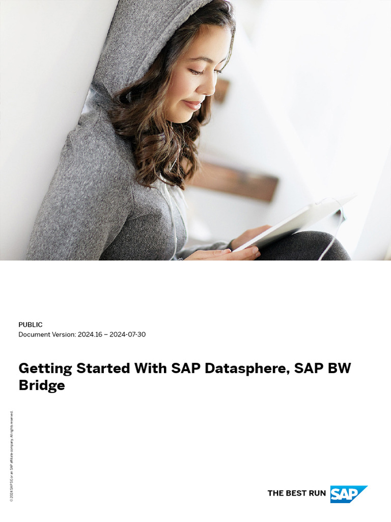 Datasphere Getting - Started - To - SAP - BW - Bridge | PDF