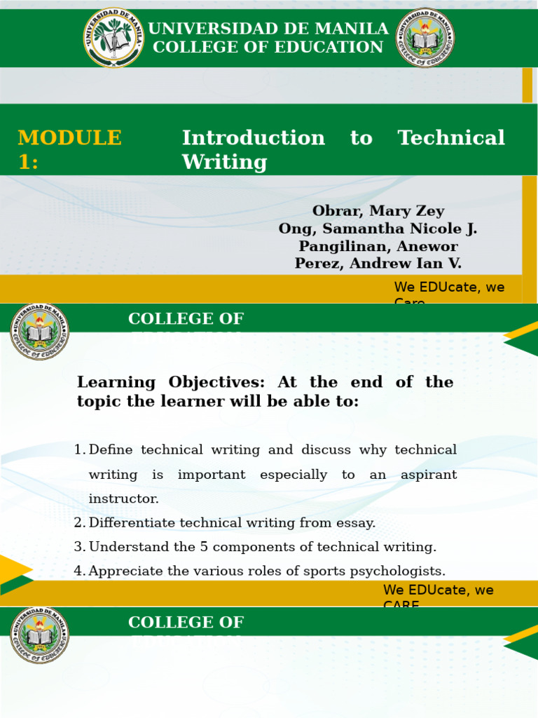 Tech. Writing | PDF