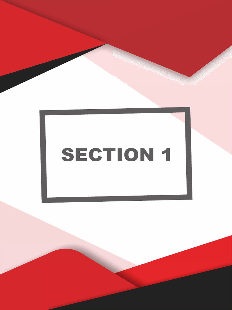 Section 1 | PDF