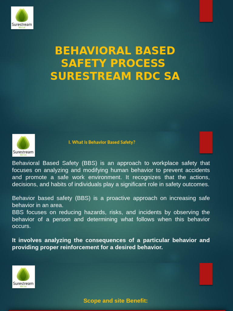 Behavioral Based Safety Process Surestream RDC Sa | PDF