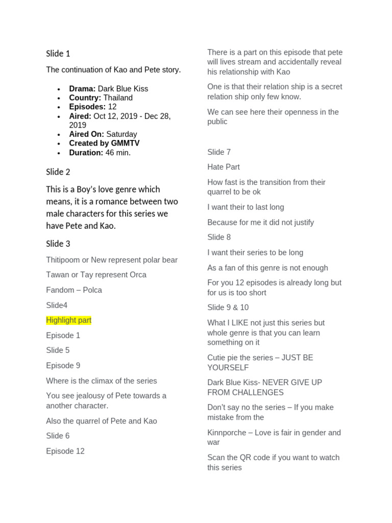 Dark Blue Kiss Note | PDF