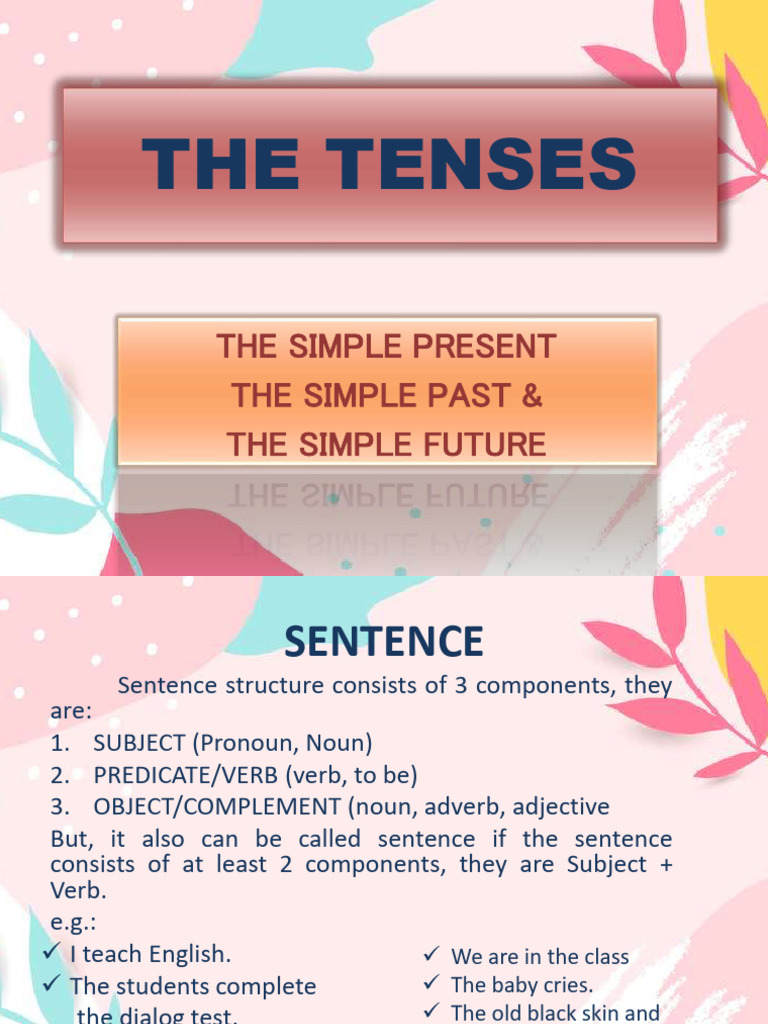 The Tenses | PDF