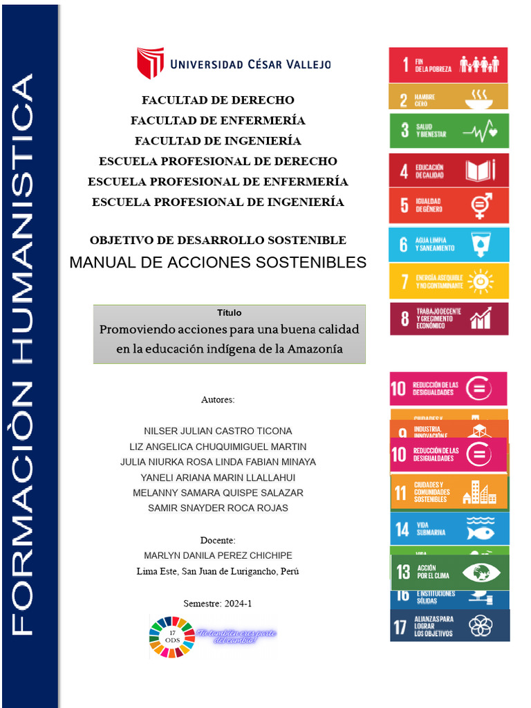 Manual de acciones sostenibles actualizado GRUPO 6.- | PDF