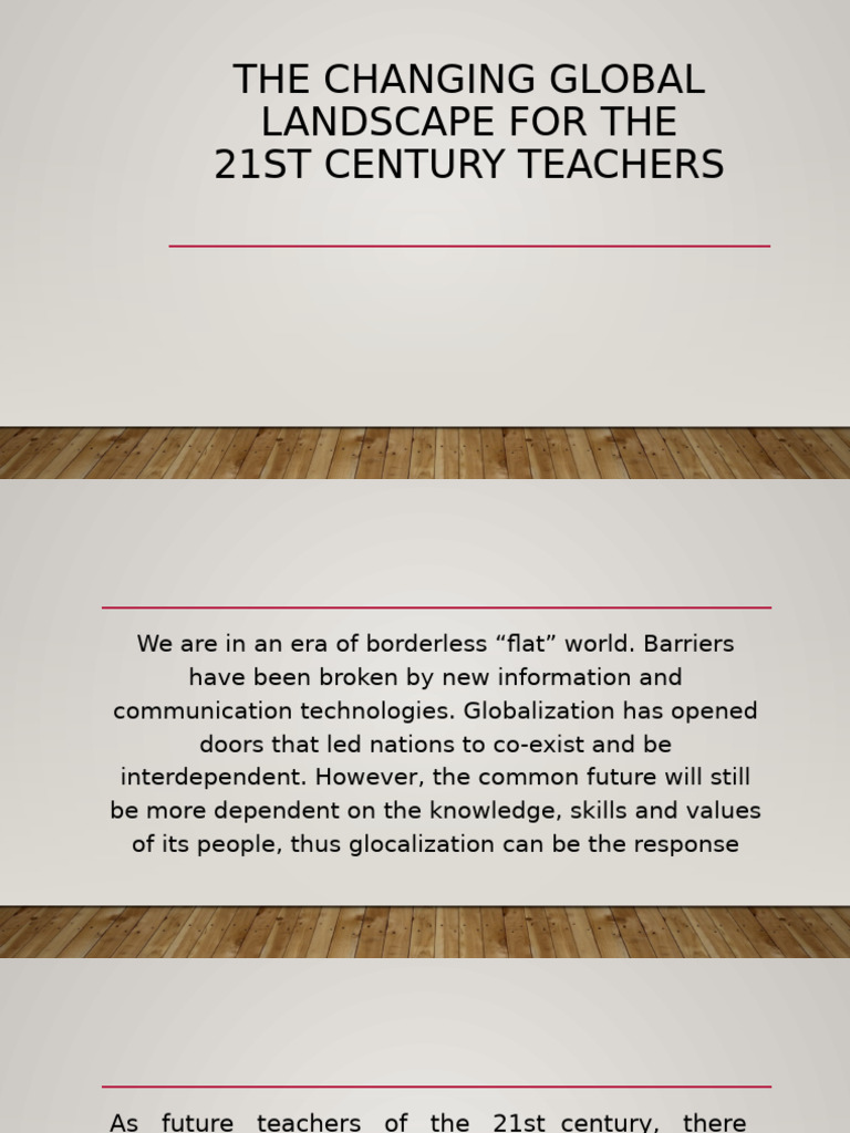 21st Century Teaching Landscape Insights | PDF | Learning | Literacy