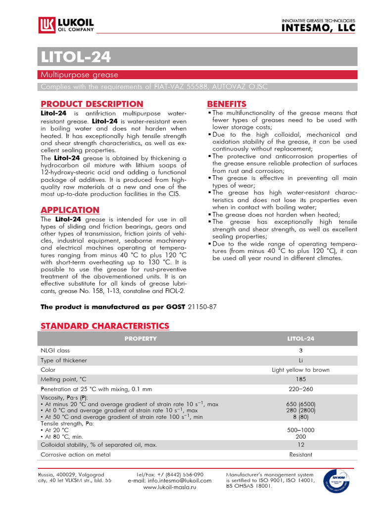Litol 24 | PDF