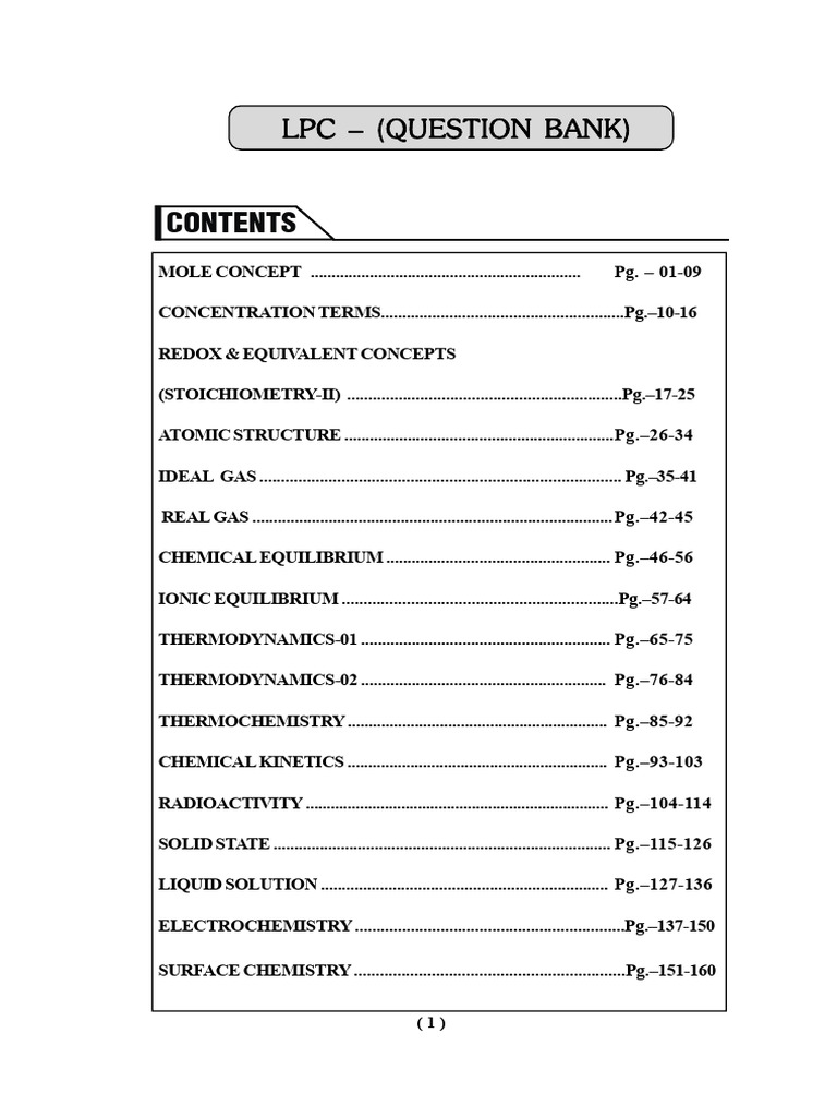 LPC QB | PDF