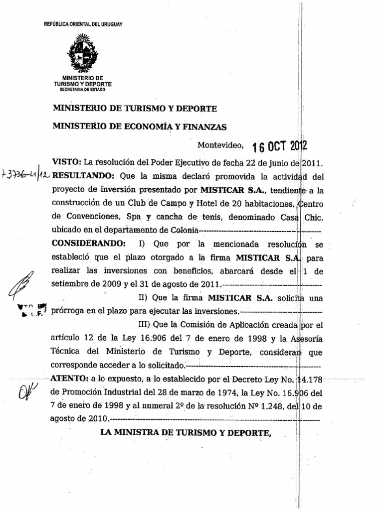 Prórroga de Plazo | PDF