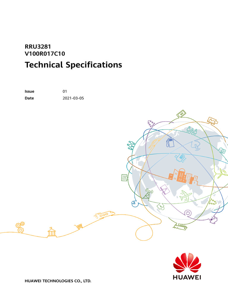 RRU3281 Technical Specifications (V100R017C10 - 01) (PDF) - EN | PDF ...