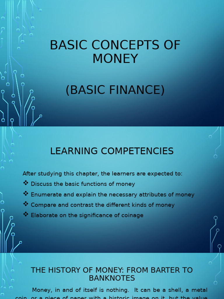 basic-concept-of-money-pdf