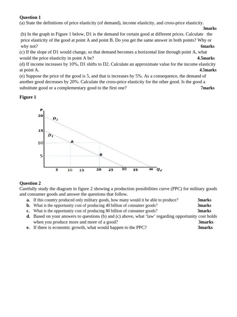 Eco 201 LIKELY QUESTIONS | PDF