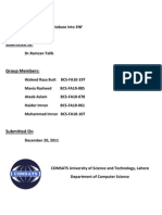 Normalize The Database Into 3NF