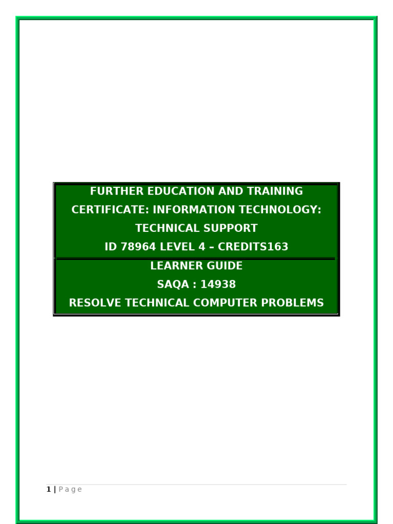 14938 learner guide pdf