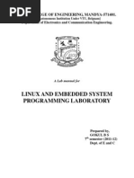 Linux Lab Manual, PESCE