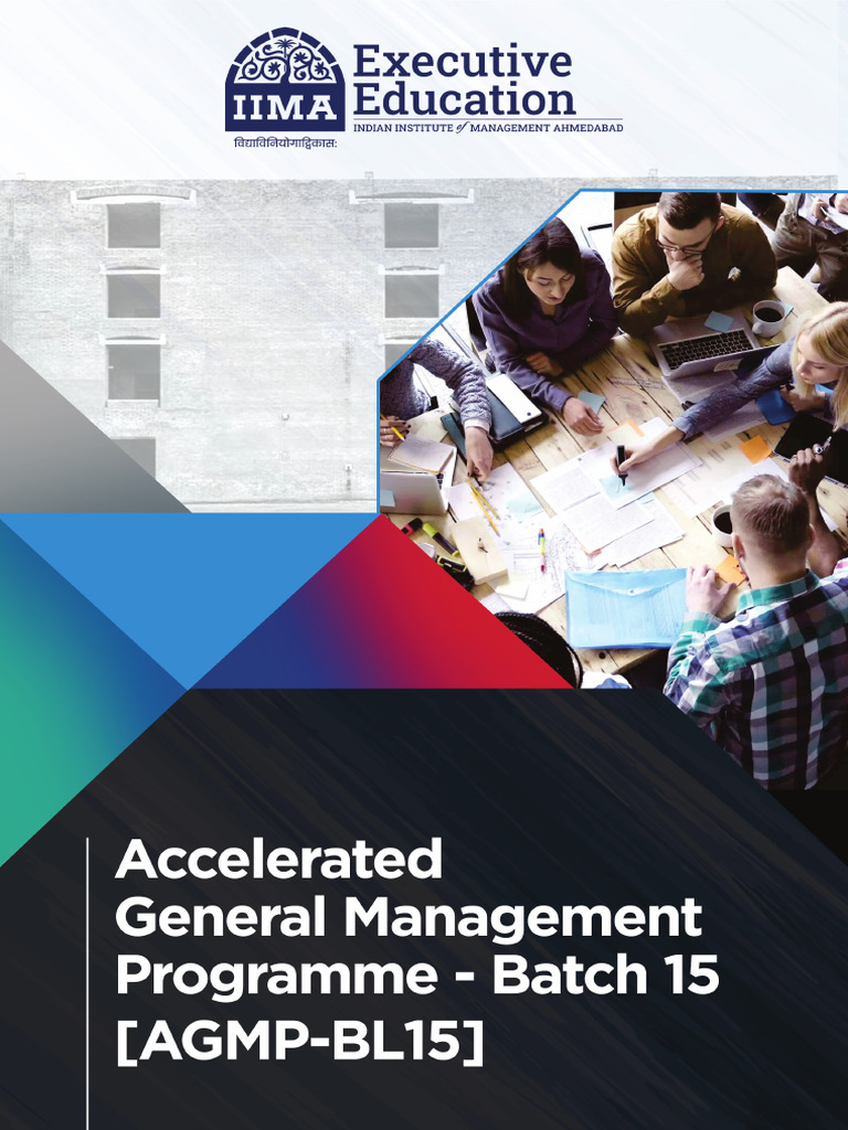 Accelerated General Management Programme-Blended Learning-Batch 15 | PDF