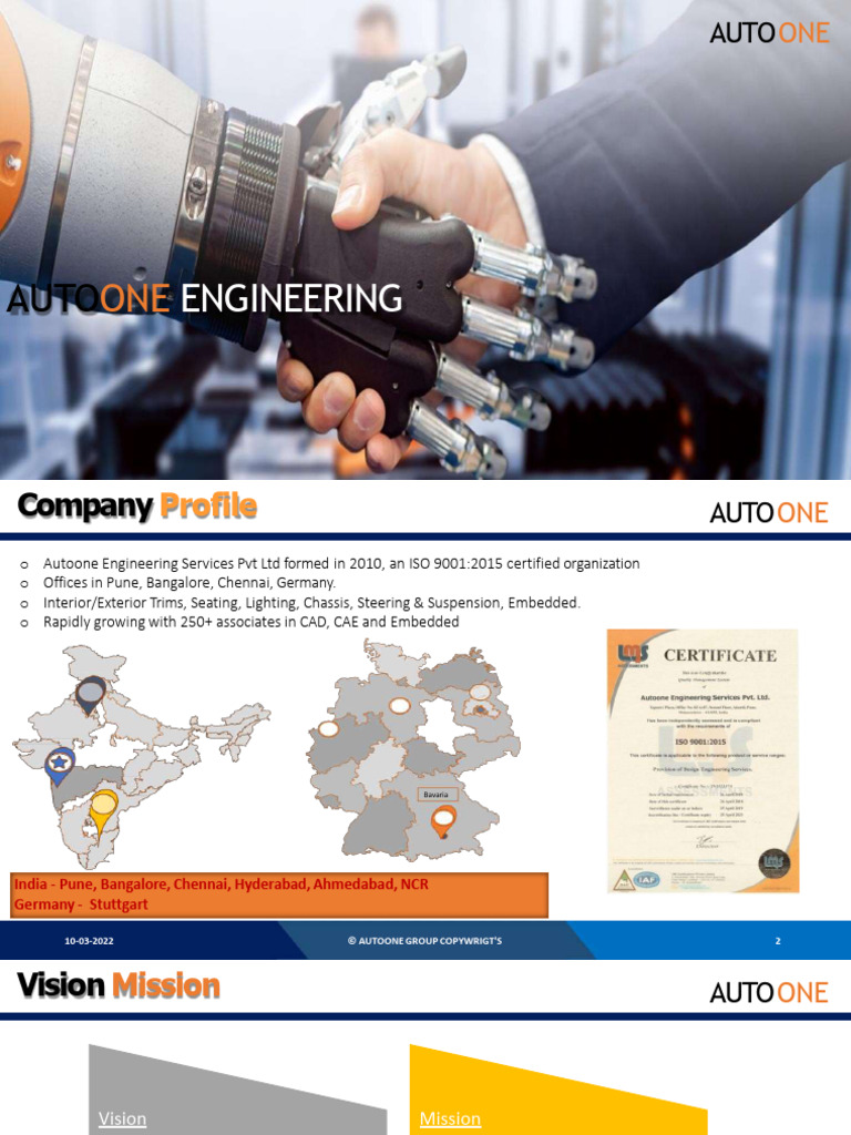 AUTOONE Engineering - Molds Detailed | PDF