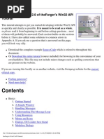 Forgers Win32 Tutorial