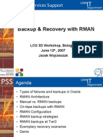 Backup Recovery With RMAN