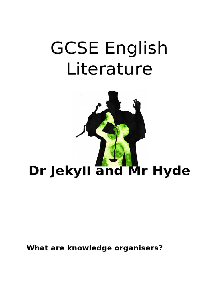 Jekyll And Hyde Revision Booklet Pdf