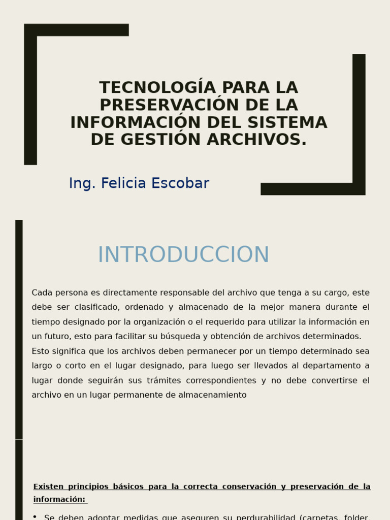 Clasificacion De Documentos Pdf