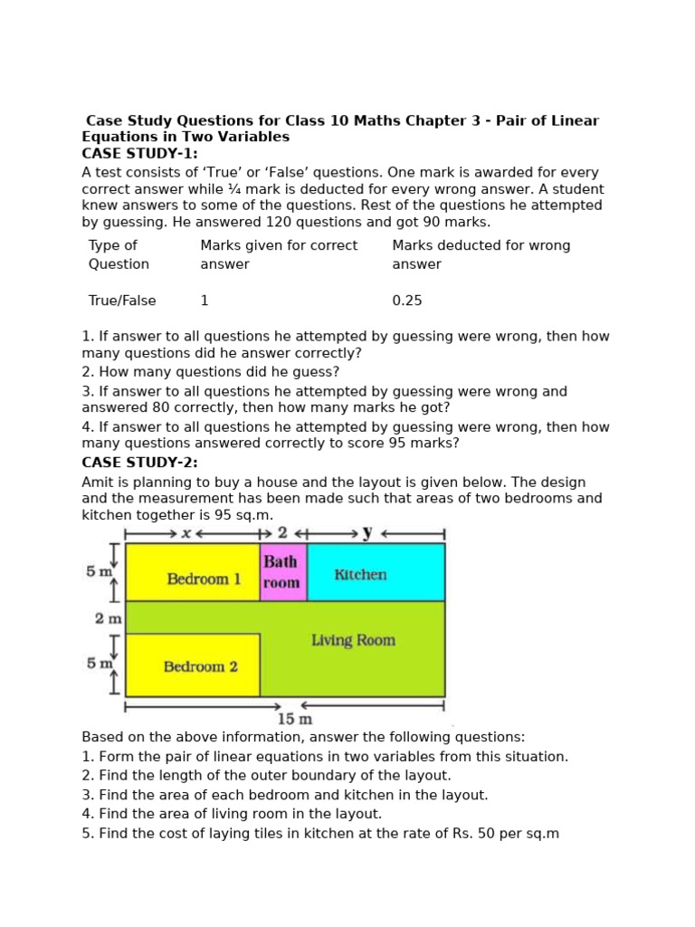 Class X Case Study | PDF