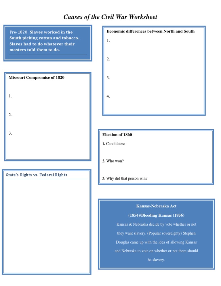 civil-war-and-reconstruction-worksheet-answer-key-fill-online-printable-fillable-blank