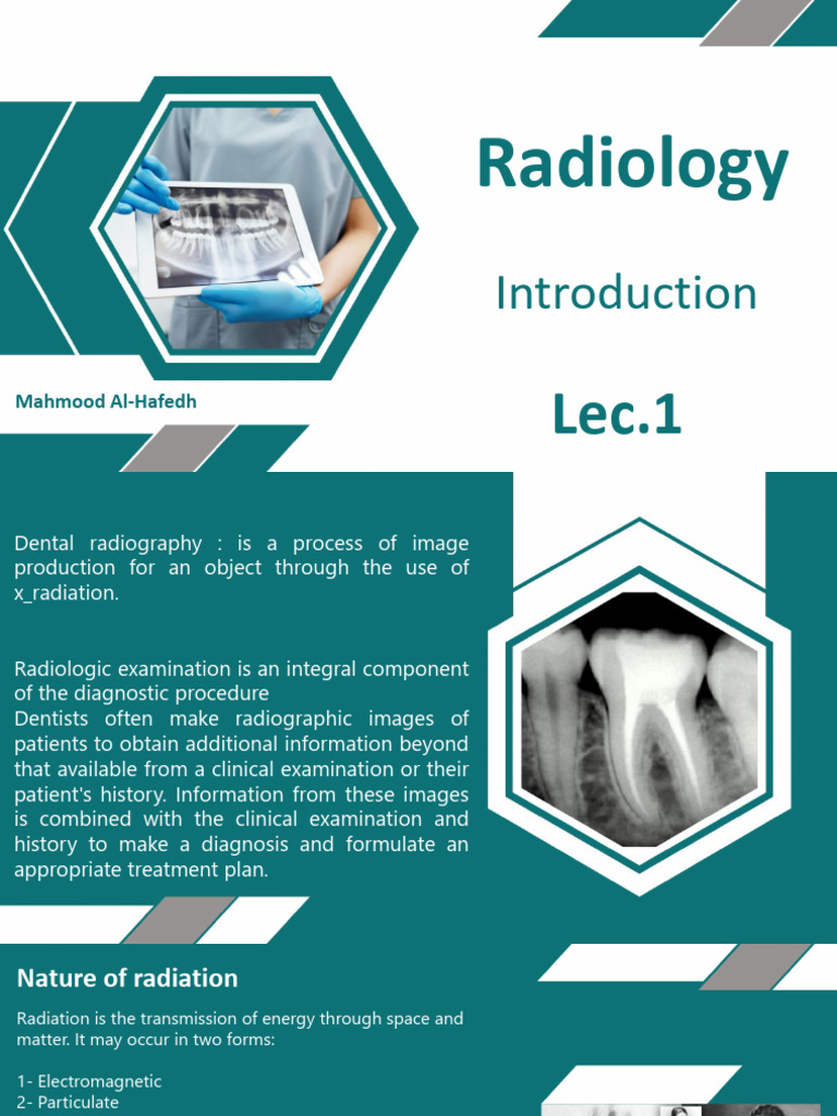 Radiology Lec.1 | PDF
