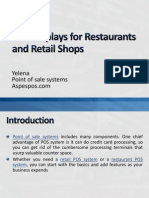 POS Displays for Restaurants and Retail Shops