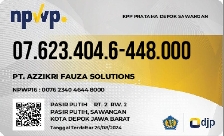 npwp pt | PDF