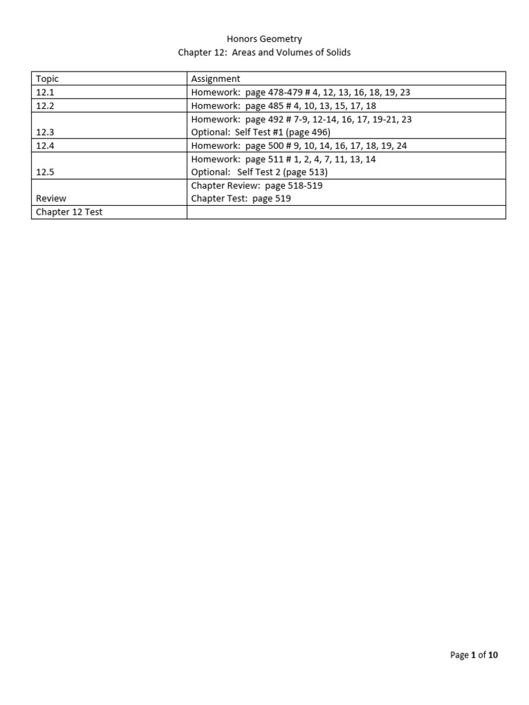 Chapter 12 Notes Key 2024 | PDF