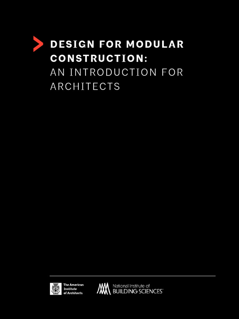 Design For Modular Construction | PDF