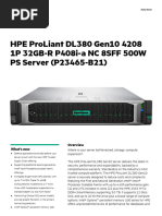 HPE ProLiant DL380 Gen11-DataSheet | PDF | Scalability | Computing