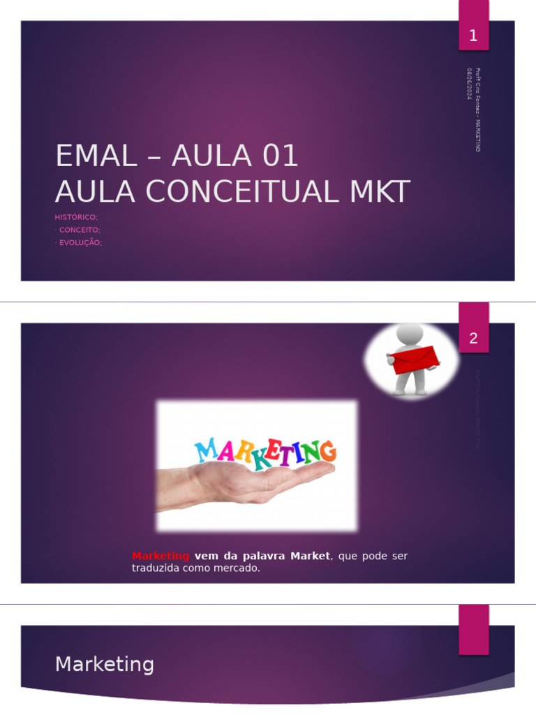 Aula 02 - Conceito de Marketing | PDF
