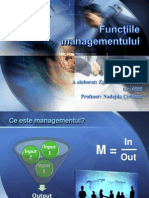 Functiile Management