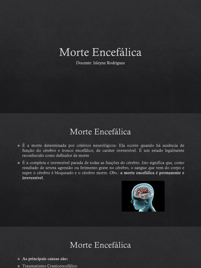 Morte Encefálica | PDF
