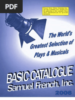 Sam French Catalog | PDF | Musical Theatre | License
