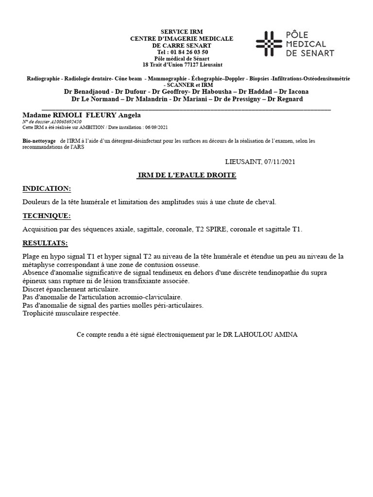 Madame RIMOLI FLEURY Angela | PDF