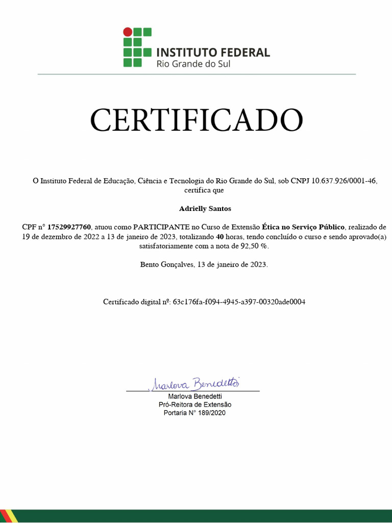 Certificado gest o e negocios iff pdf