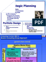 Strategic Planning: Portfolio Design