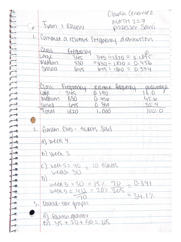 Exam 1 Review | PDF