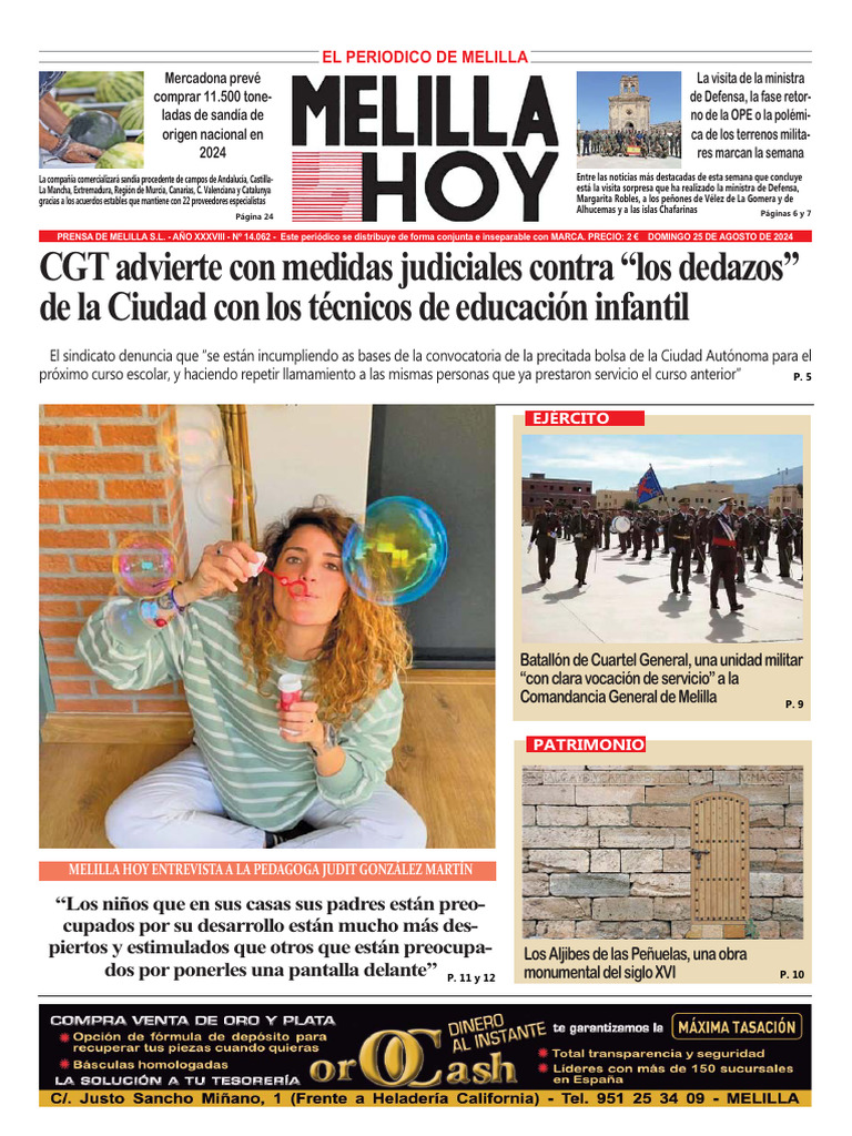 26 08 24 Melilla Hoy Pdf