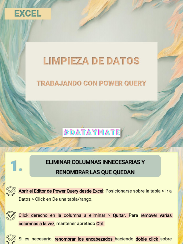 Limpieza de Datos en Power Query Excel | PDF | Microsoft Excel ...