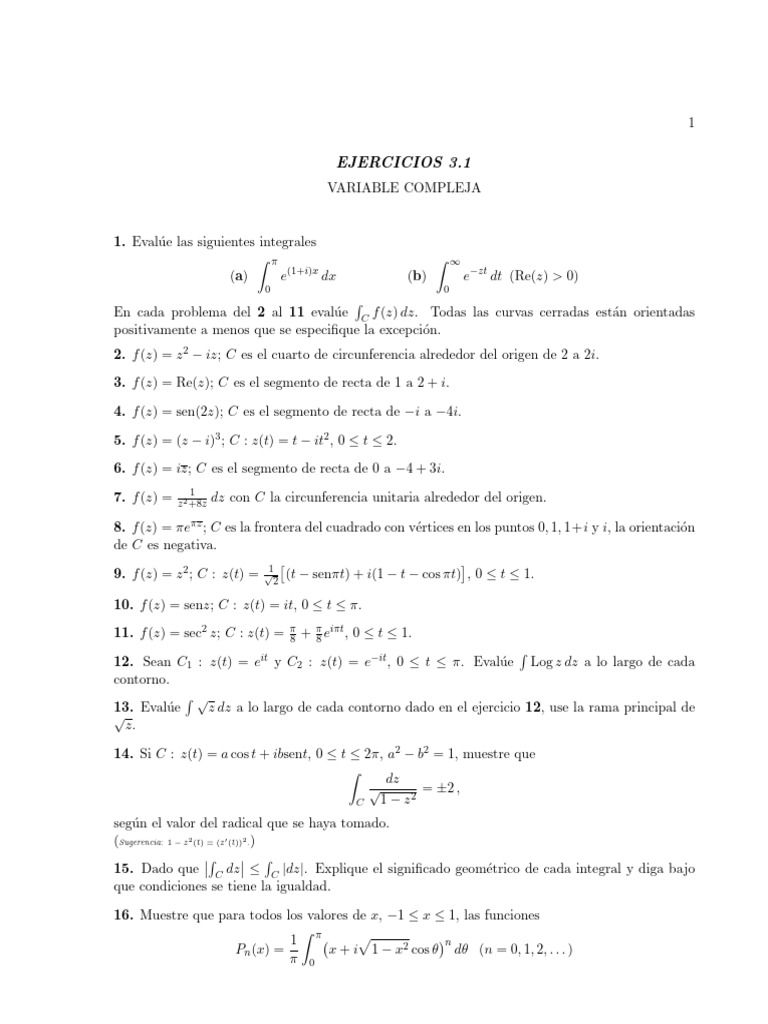 Ejercicios 3.2 | PDF