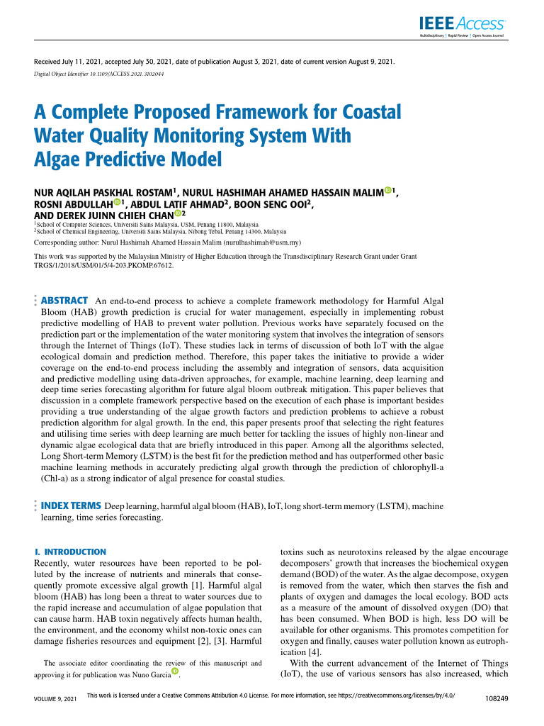 2 - A Complete Proposed Framework For Coastal Water Quality Monitoring ...