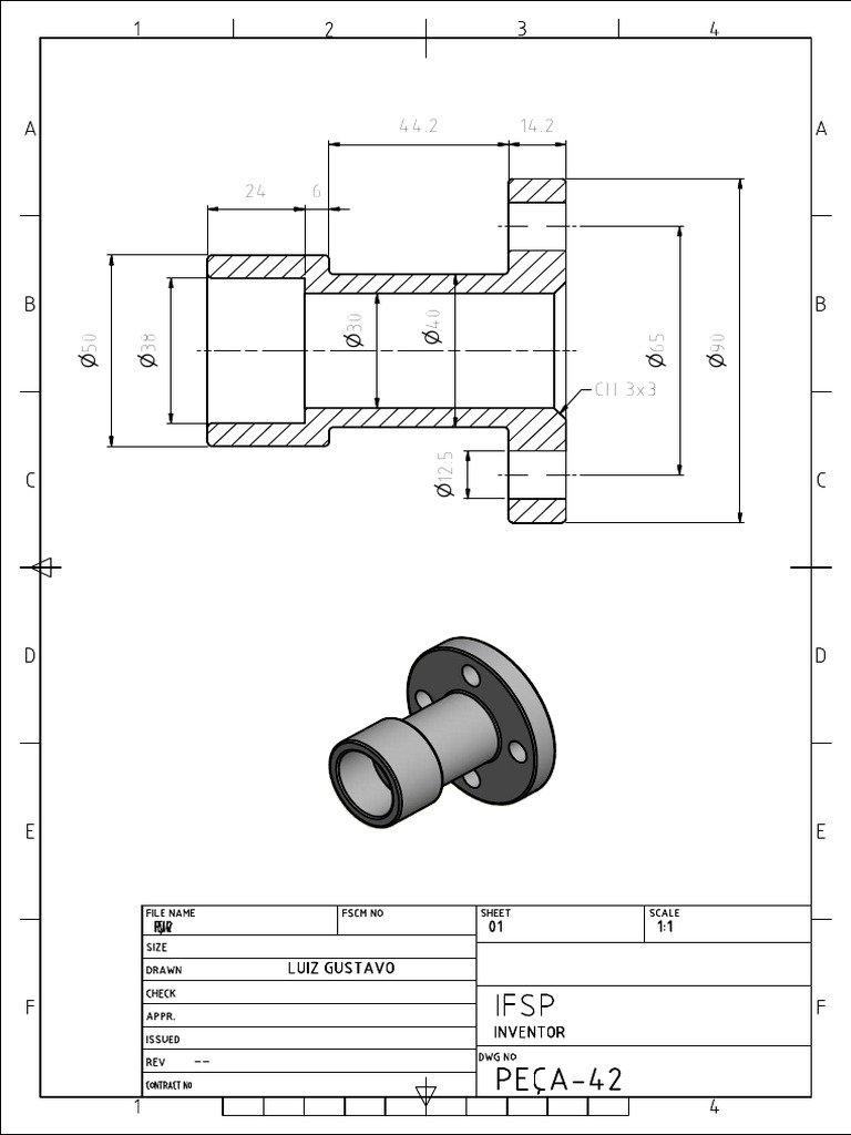 2 EXERCICIOS 2 INVENTOR - AULA | PDF